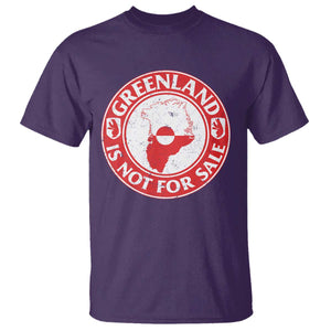 Greenland Is Not For Sale T Shirt Political Statement Arms of Greenland TS11 Purple Print Your Wear