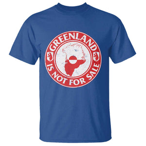 Greenland Is Not For Sale T Shirt Political Statement Arms of Greenland TS11 Royal Blue Print Your Wear