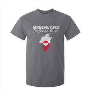 Greenland Defense Force T Shirt For Kid Political Statement Greenland Policy TS11 Charcoal Print Your Wear