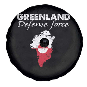 Greenland Defense Force Spare Tire Cover Political Statement Greenland Policy TS11 Print Your Wear