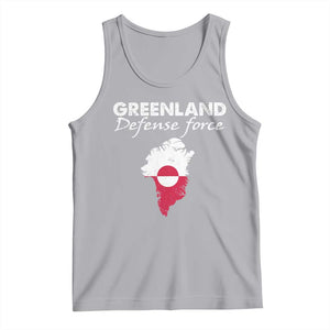 Greenland Defense Force Tank Top Political Statement Greenland Policy TS11 Athletic Heather Print Your Wear