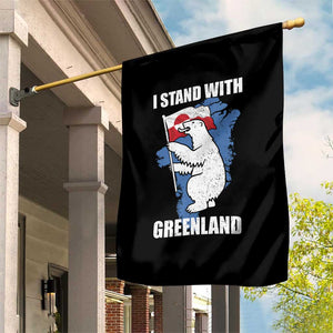 I Stand With Greenland Garden Flag Polar Bear Greenland Protest TS11 Print Your Wear