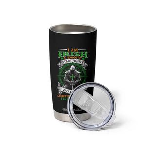 Irish Pride Tumbler Cup I Am Irish I Don't Start Fights But You Can Bet Your Lucky Charms TS11 Print Your Wear