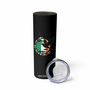 Irish Pride Skinny Tumbler Baby Let The Free Birds Fly Ireland Flag Shamrock TS11 Print Your Wear