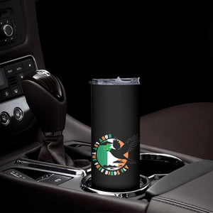 Irish Pride Skinny Tumbler Baby Let The Free Birds Fly Ireland Flag Shamrock TS11 Print Your Wear