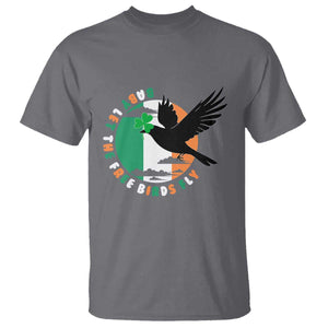 Irish Pride T Shirt Baby Let The Free Birds Fly Ireland Flag Shamrock TS11 Charcoal Print Your Wear