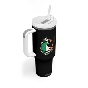 Irish Pride Tumbler With Handle Baby Let The Free Birds Fly Ireland Flag Shamrock TS11 Print Your Wear