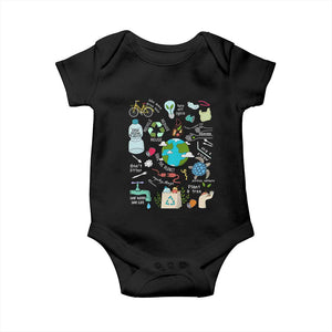 Earth Day Ecological sustainability Environment Protection Baby Onesie TS11 Black Print Your Wear