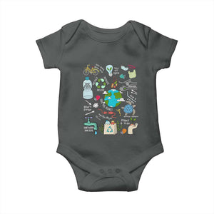 Earth Day Ecological sustainability Environment Protection Baby Onesie TS11 Dark Heather Print Your Wear