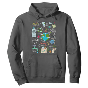 Earth Day Ecological sustainability Environment Protection Hoodie TS11 Dark Heather Print Your Wear