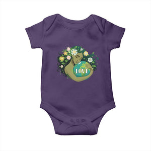 LOVE Mother Earth Day Save Our Planet Environment Green Baby Onesie TS11 Purple Print Your Wear