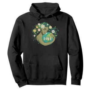 LOVE Mother Earth Day Save Our Planet Environment Green Hoodie TS11 Black Print Your Wear