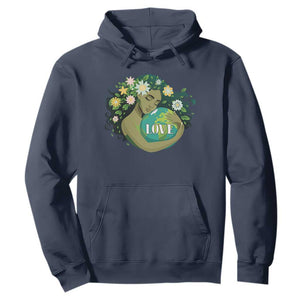 LOVE Mother Earth Day Save Our Planet Environment Green Hoodie TS11 Navy Print Your Wear