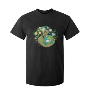 LOVE Mother Earth Day Save Our Planet Environment Green T Shirt For Kid TS11 Black Print Your Wear