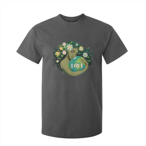 LOVE Mother Earth Day Save Our Planet Environment Green T Shirt For Kid TS11 Dark Heather Print Your Wear