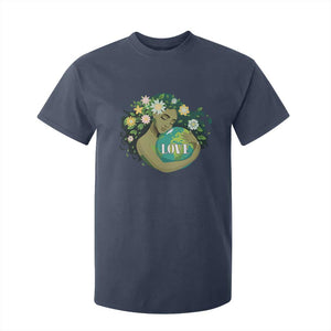 LOVE Mother Earth Day Save Our Planet Environment Green T Shirt For Kid TS11 Navy Print Your Wear