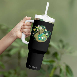 LOVE Mother Earth Day Save Our Planet Environment Green Tumbler With Handle TS11 Print Your Wear