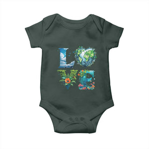 LOVE Planet Nature Anniversary Earth Day Baby Onesie TS11 Print Your Wear
