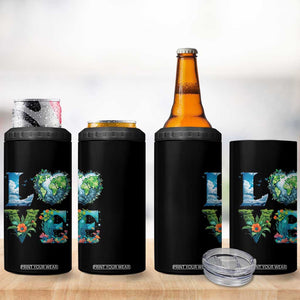 LOVE Planet Nature Anniversary Earth Day 4 in 1 Can Cooler Tumbler TS11 Print Your Wear
