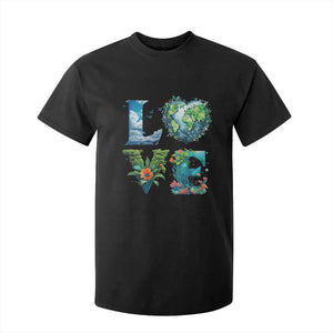 LOVE Planet Nature Anniversary Earth Day T Shirt For Kid TS11 Black Print Your Wear