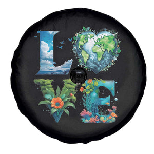LOVE Planet Nature Anniversary Earth Day Spare Tire Cover TS11 Print Your Wear