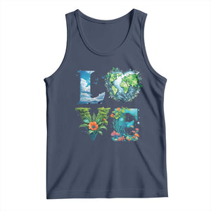 LOVE Planet Nature Anniversary Earth Day Tank Top TS11 Navy Print Your Wear