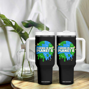Funny Earth Day There Is No Planet B Tumbler With Handle TS11 Print Your Wear