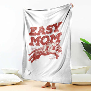 Easy Tiger Mom Throw Blanket Vintage Boho Distressed Aesthetic Mother's Day Gifts TS11 Print Your Wear