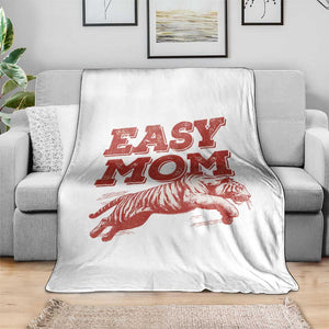 Easy Tiger Mom Throw Blanket Vintage Boho Distressed Aesthetic Mother's Day Gifts TS11 Print Your Wear