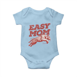 Easy Tiger Mom Baby Onesie Vintage Boho Distressed Aesthetic Mother's Day Gifts TS11 Light Blue Print Your Wear