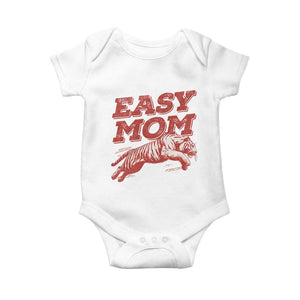 Easy Tiger Mom Baby Onesie Vintage Boho Distressed Aesthetic Mother's Day Gifts TS11 White Print Your Wear