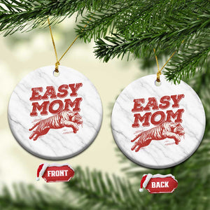 Easy Tiger Mom Ceramic Ornament Vintage Boho Distressed Aesthetic Mother's Day Gifts TS11 1pc White Marble Print Your Wear