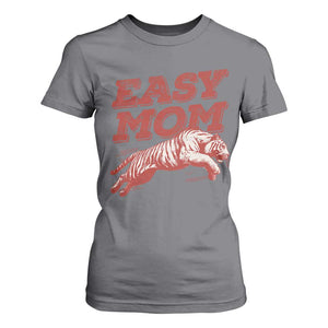 Easy Tiger Mom T Shirt For Women Vintage Boho Distressed Aesthetic Mother's Day Gifts TS11 Charcoal Print Your Wear