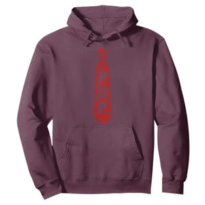Pop Tie Star Dad Music Lover Fathers Day Hoodie TS11 Maroon Print Your Wear