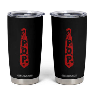 Pop Tie Star Dad Music Lover Fathers Day Tumbler Cup TS11 Black Print Your Wear