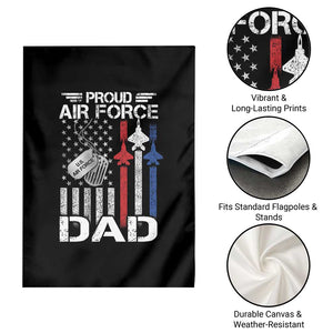 Proud Air Force Dad Garden Flag Military Army Father Vintage American Flag TS11 Print Your Wear
