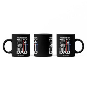 Proud Air Force Dad Coffee Mug Military Army Father Vintage American Flag TS11 Print Your Wear
