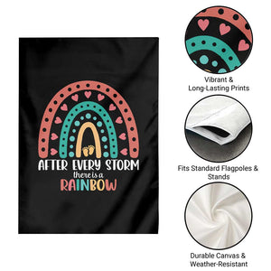 After Every Storm There Is A Rainbow Garden Flag Pregnancy Announcement TS11 Print Your Wear
