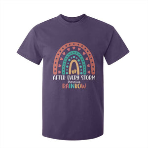 After Every Storm There Is A Rainbow T Shirt For Kid Pregnancy Announcement TS11 Purple Print Your Wear