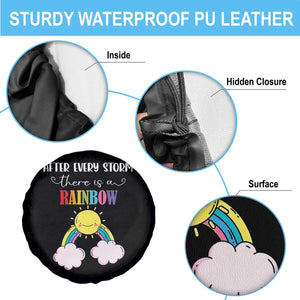 After Every Storm There Is A Rainbow Spare Tire Cover Sentimental Pregnancy Announcement TS11 Print Your Wear