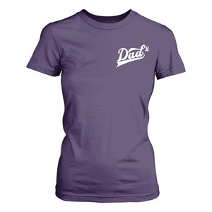 Dad Of Two T Shirt For Women Funny Daddy Squared Promoted for The Second Time TS11 Purple Print Your Wear
