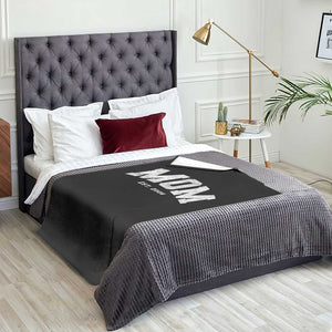 Mom Est 2026 Throw Blanket Promoted To Mommy Mother's Day TS11 Print Your Wear