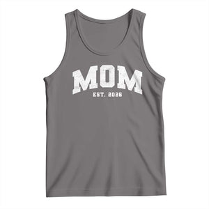 Mom Est 2026 Tank Top Promoted To Mommy Mother's Day TS11 Deep Heather Print Your Wear