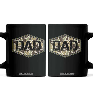 Dad Retro Old Camo Hunting Daddy Fathers Day Coffee Mug Dad Retro Old Camo Hunting Daddy Fathers Day TS11 Black Print Your Wear