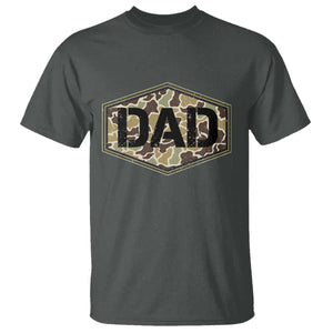 Dad Retro Old Camo Hunting Daddy Fathers Day T Shirt Dad Retro Old Camo Hunting Daddy Fathers Day TS11 Dark Heather Print Your Wear