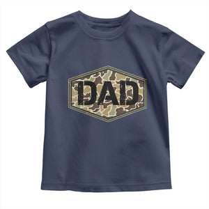 Dad Retro Old Camo Hunting Daddy Fathers Day Toddler T Shirt Dad Retro Old Camo Hunting Daddy Fathers Day TS11 Navy Print Your Wear