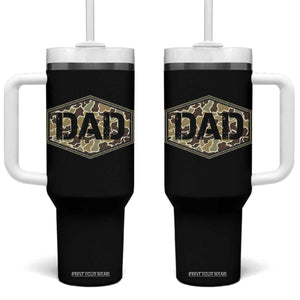 Dad Retro Old Camo Hunting Daddy Fathers Day Tumbler With Handle Dad Retro Old Camo Hunting Daddy Fathers Day TS11 One Size: 40 oz Black Print Your Wear