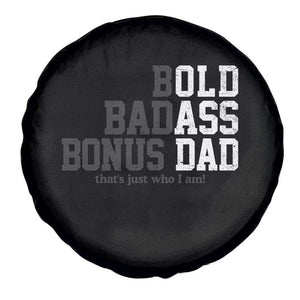 Bold Badass Bonus Dad Spare Tire Cover Old Ass Dad Funny Father's Day Gift TS11 Print Your Wear