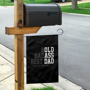 Bold Badass Best Dad Garden Flag Funny Old Ass Father Gag Gift TS11 Print Your Wear