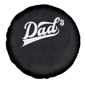 Dad Of Three Spare Tire Cover Funny Daddy 3 Promoted for The Second Time TS11 Print Your Wear